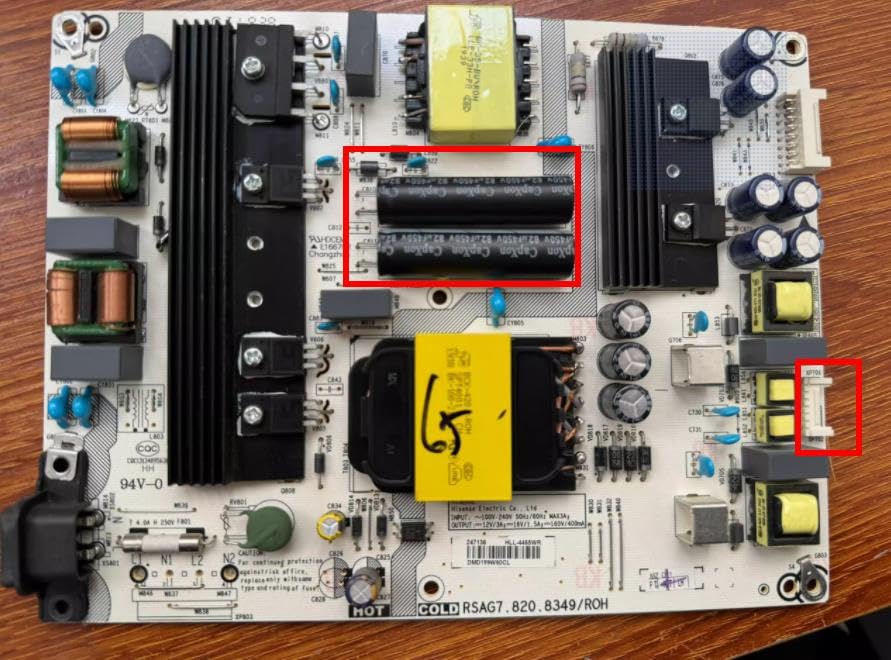 RSAG7.820.8349/ROH 2CAP4PINS - Placa de fuente de alimentación para HZ43A65 H50E3A