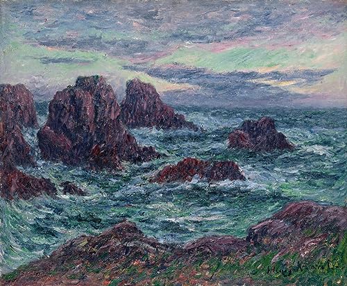 Toile Henry Moret La soirée à Ouessant impression d'art de qualité