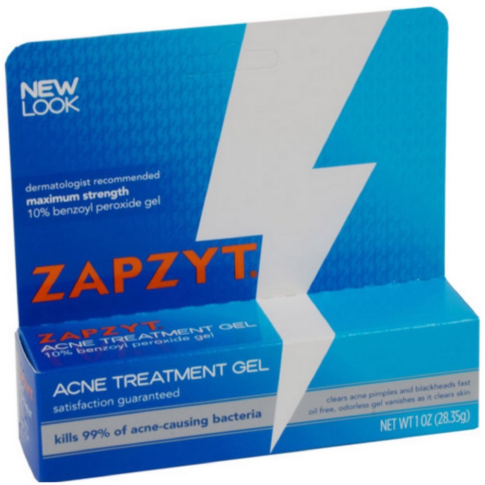 Amazon Com Zapzyt Maximum Strength 10 Benzoyl Peroxide Acne Treatment Gel 1 Ounce Beauty