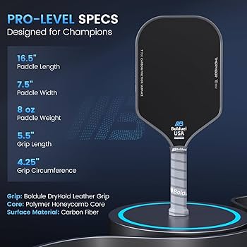 NIUPIPO VOYAGER PRO ピックルボール パドル カーボン voyager-pro-elongated-graphite