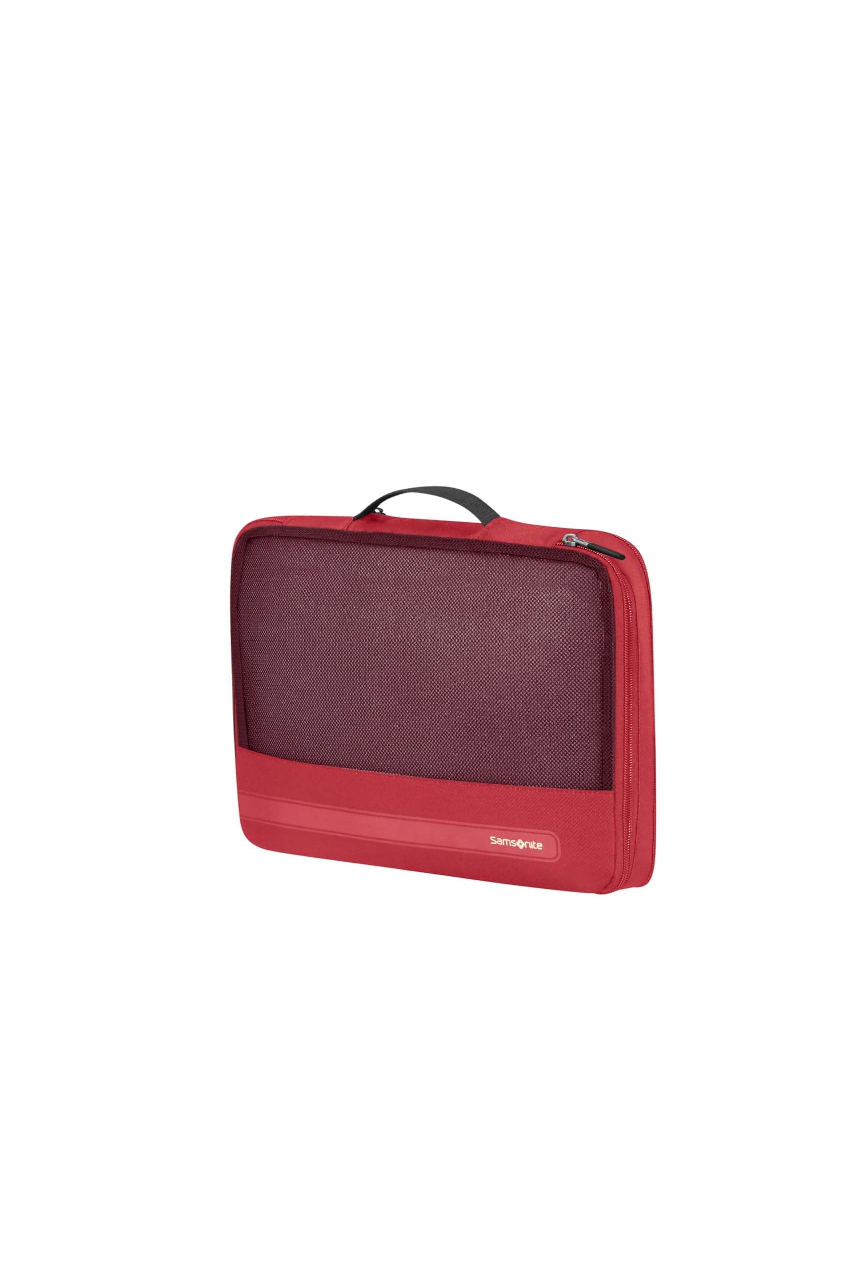 Samsonite TA Revolution - Zestaw Organizerów 3 Częściowy, Wysokiej Jakości Organizer Podróżny, Kostki Pakowe na Wakacje, Organizer do Walizki i Plecaka, Czerwony
