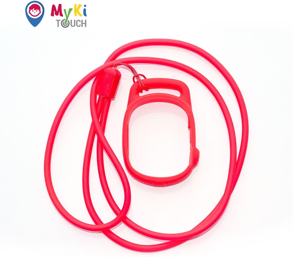 MyKi Touch Necklace Accessory Neck Strap Chain Fit All MyKi Watches (Red)