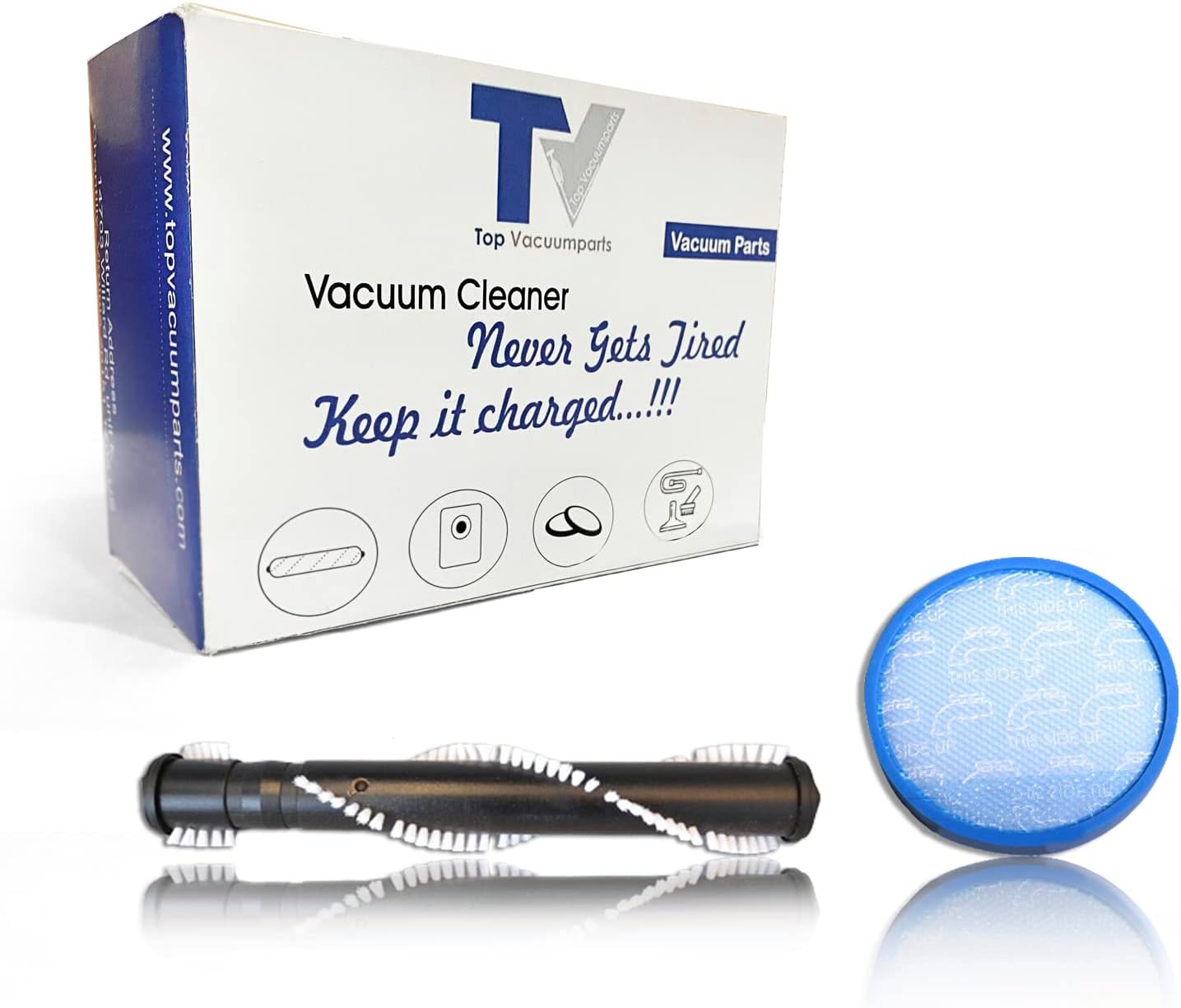 Replacement For Hoover Windtunnel Max Vacuum Brushroll W/Primary Filter Works with UH70600, UH70601, UH70602, UH70607, UH70608, UH70700, UH72600