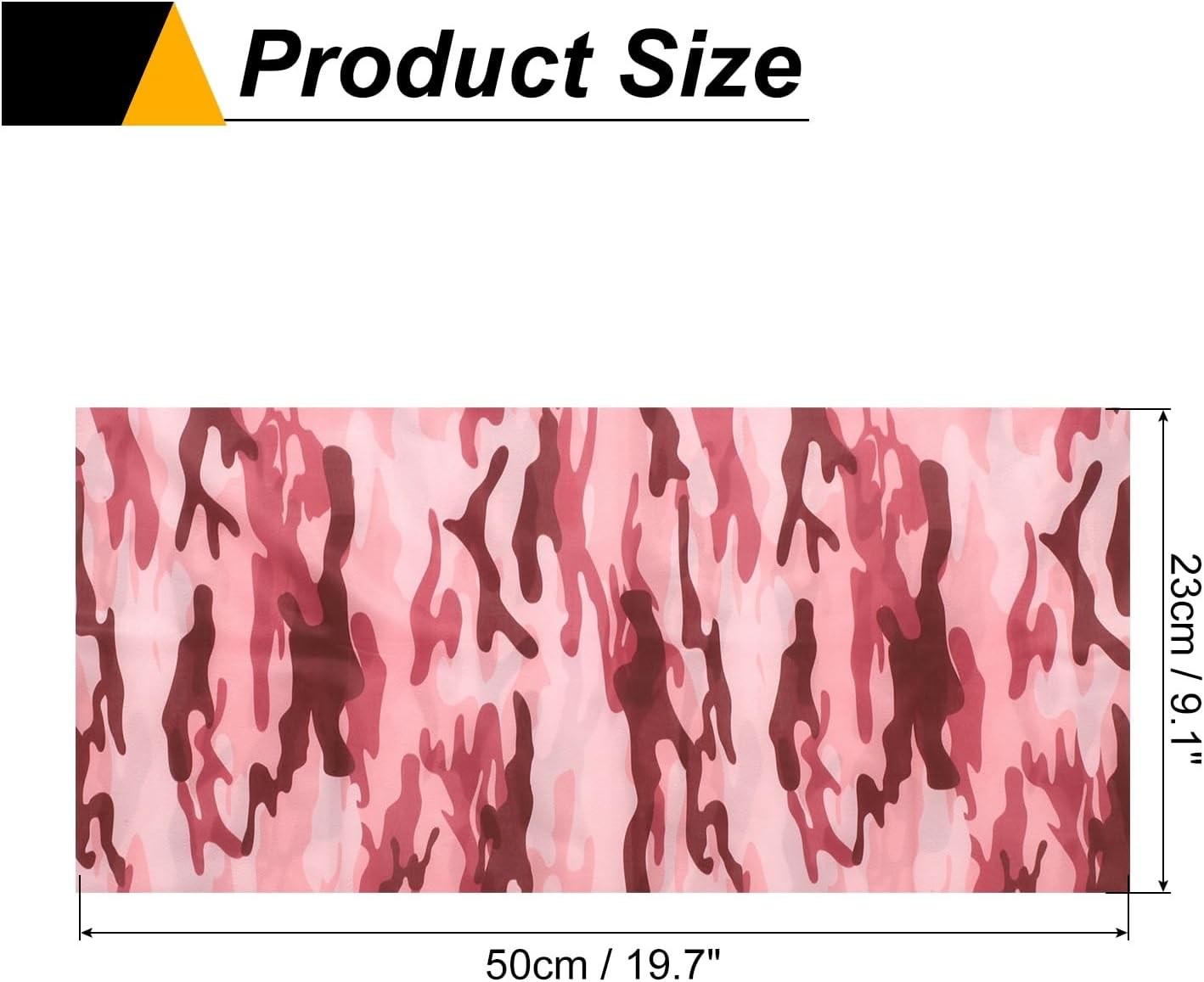 HARFINGTON Summer Cooling Neck Gaiter Sun Protection Face Mask Fishing Neck Gaiter Unisex Sunscreen Breathable Bandana for Fishing Outdoor Sports, Camo Brown - Image 2