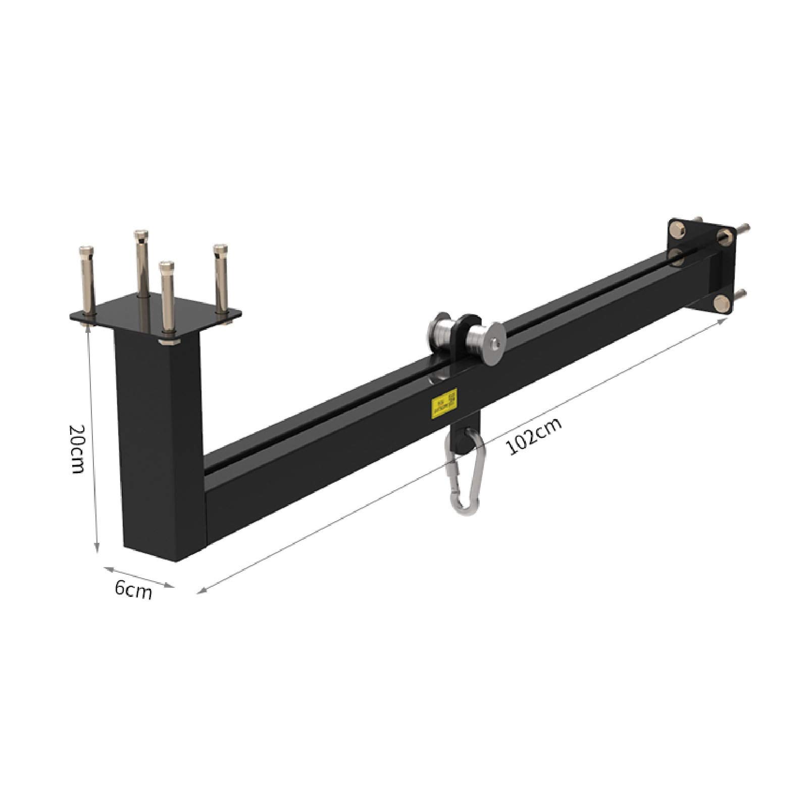 ZHANGQINGXIU Soporte De Saco De Boxeo,Soporte De Bolsa De Arena para Montaje En Pared De Techo, Riel Móvil, Tubería De Acero, Suspensión De Boxeo De Pared