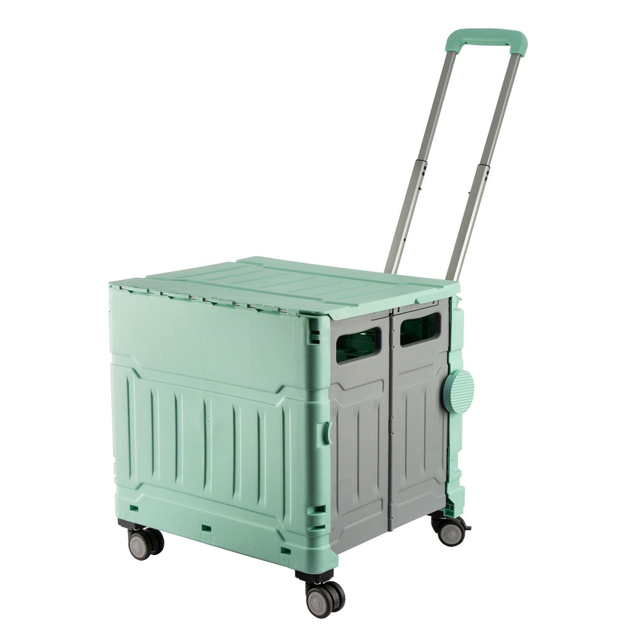 Sewing Online Green Plastic Folding Trolley