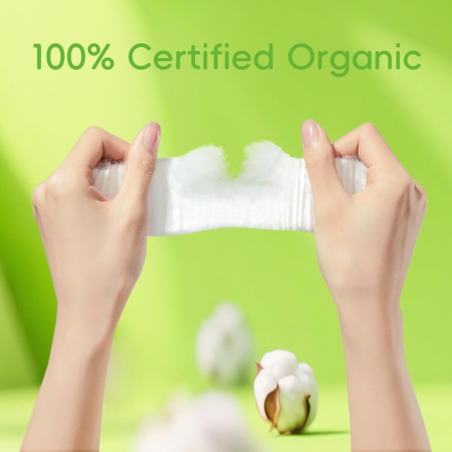 Tellove Tampons with 100% Organic Cotton Core - 40 Count(36 Super, 4 Regular), Featuring 360° Comfort-Expand Technology with BPA-Free Applicator image 2