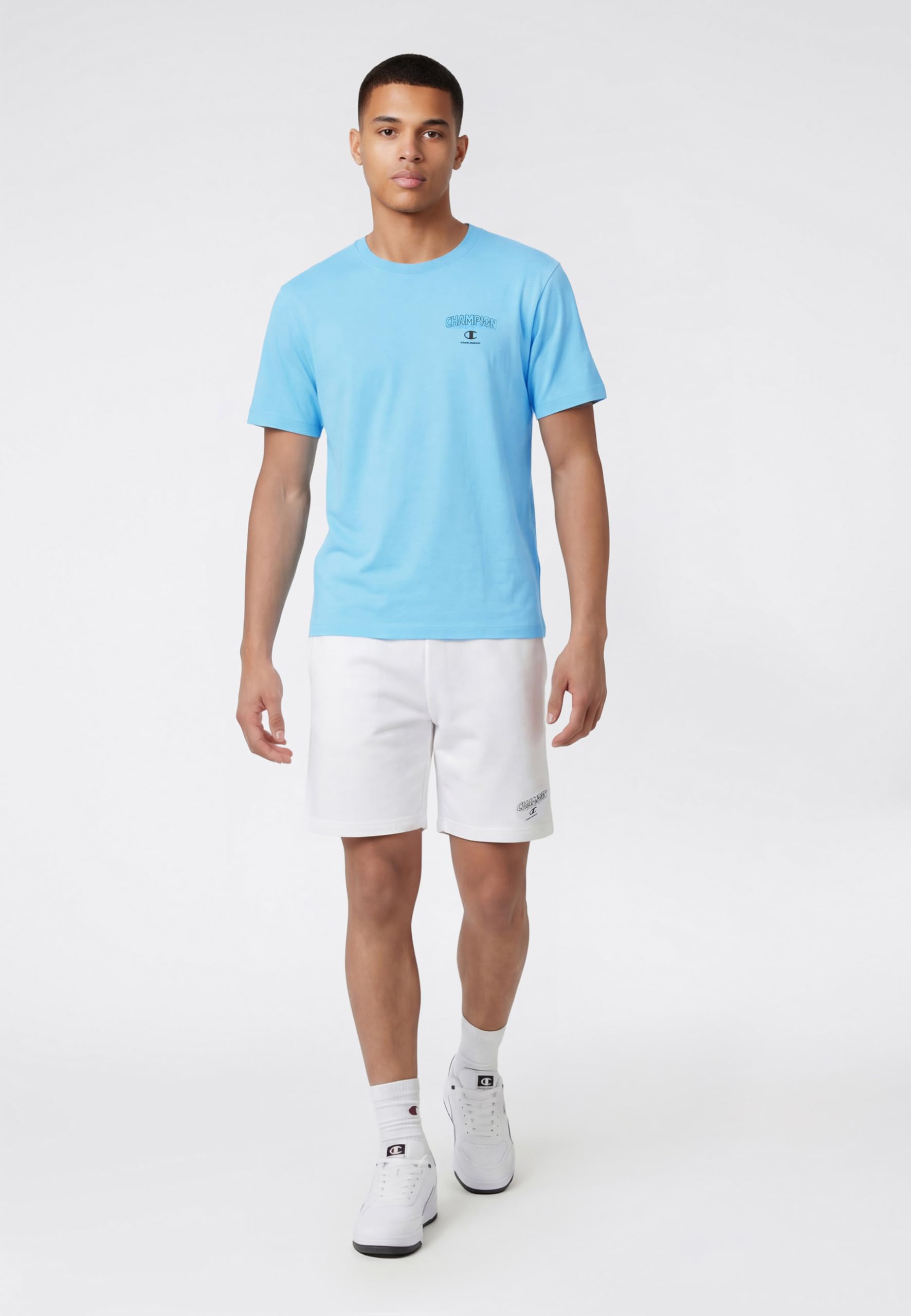 Champion Men-Graphic Crewneck T-Shirt Camisa para Hombre