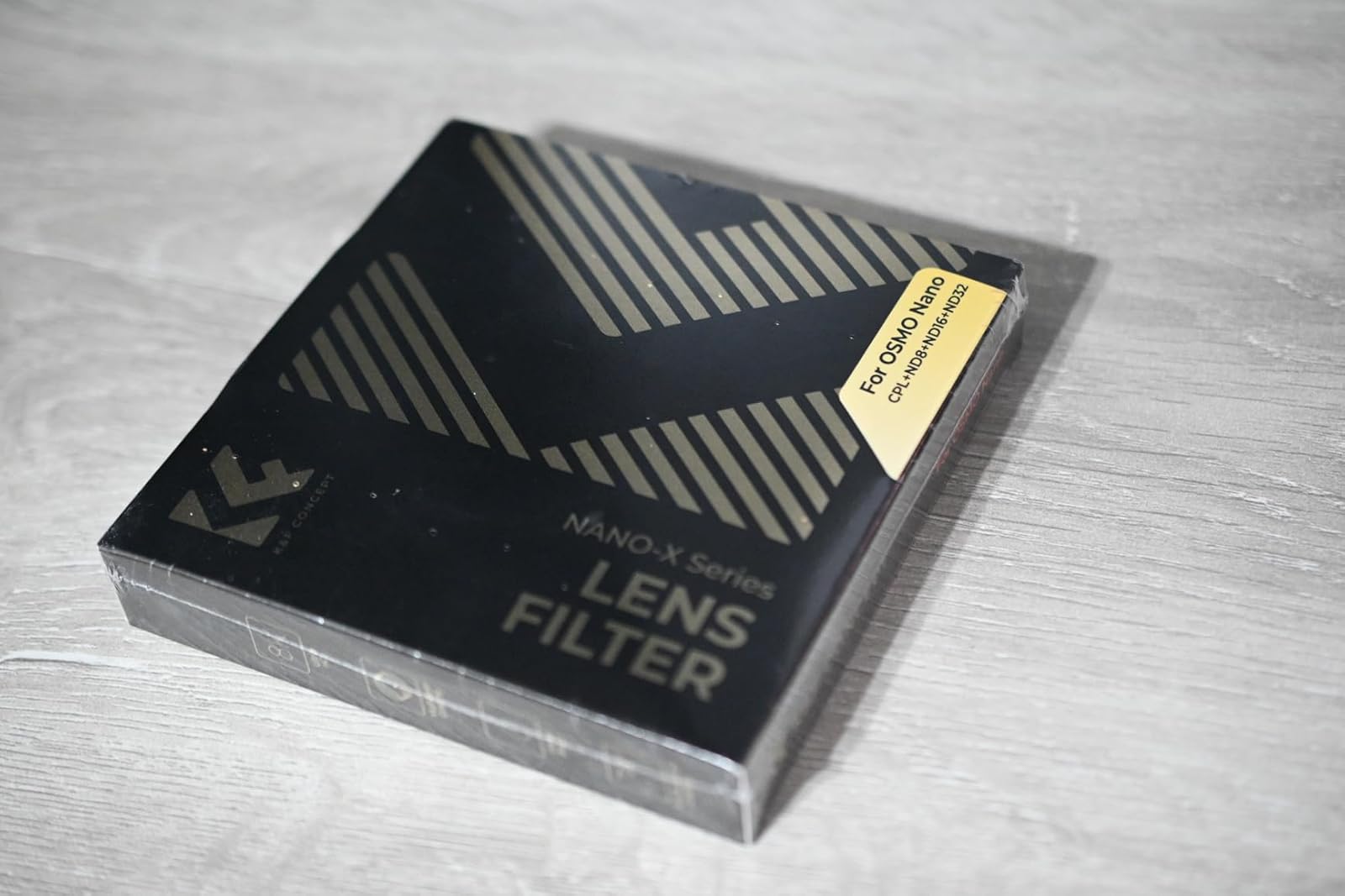 Set med fyra linsfilter