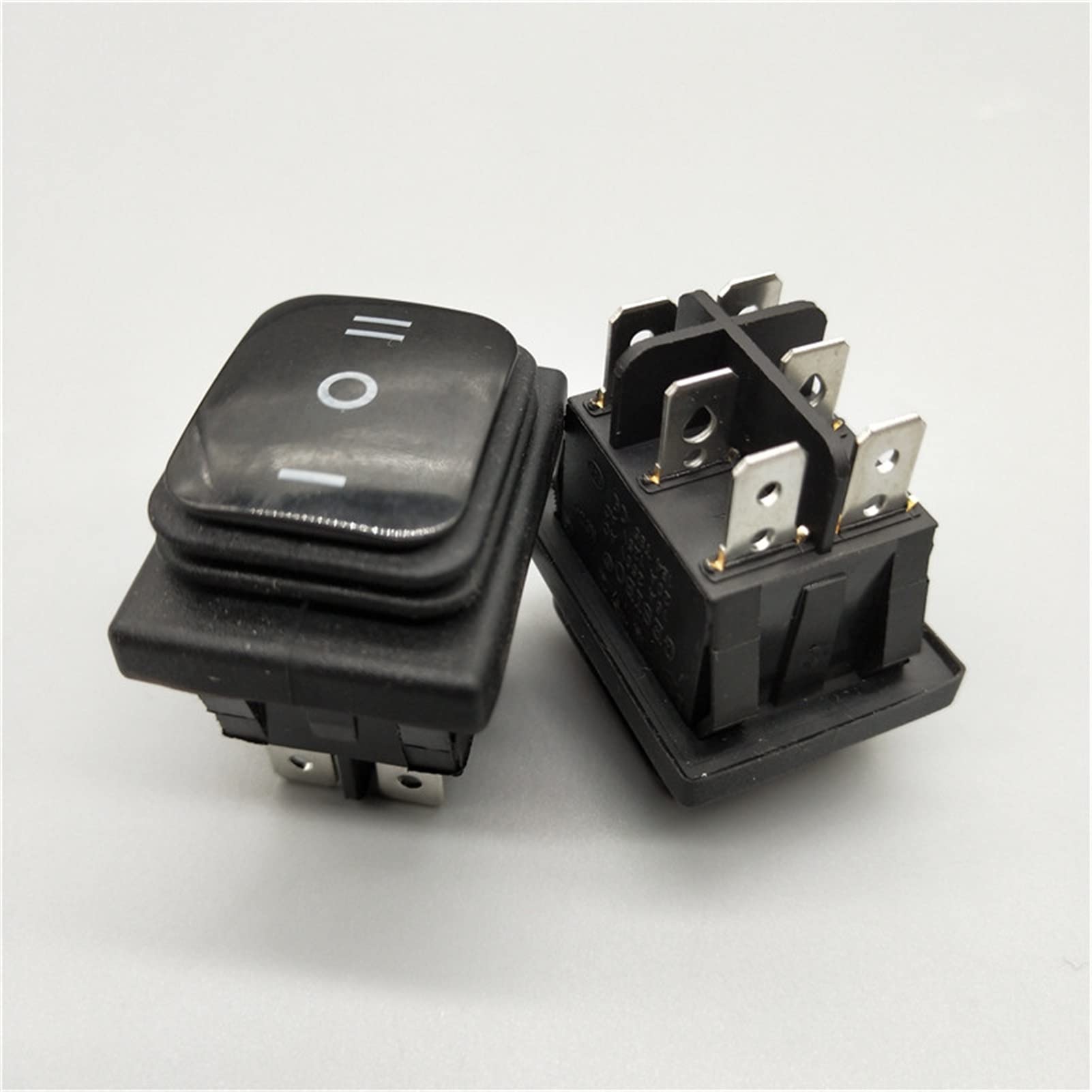 Interrupteur à Bascule 20A 250VAC Étanche DPDT Double Circuit KCD4