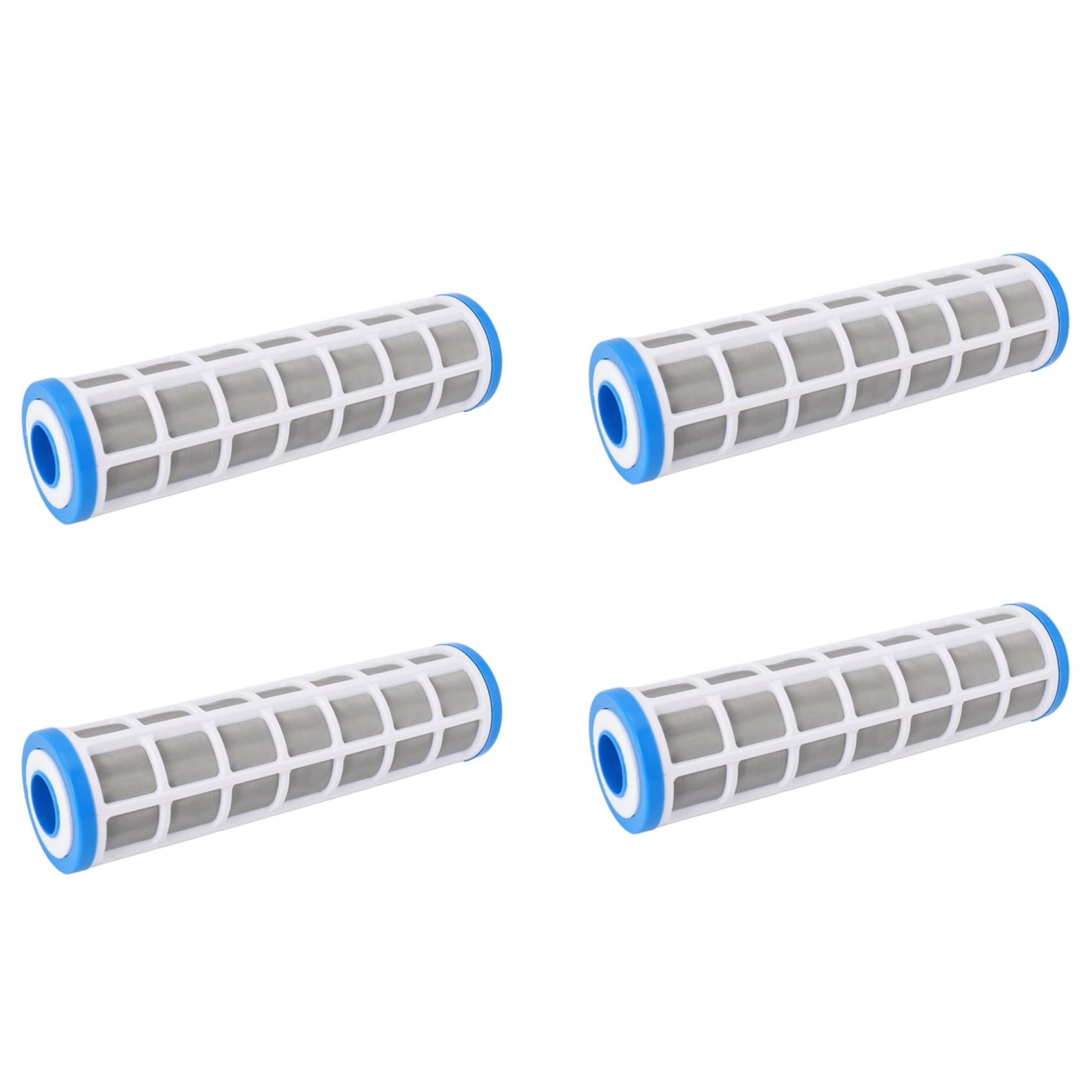4 X 10 maglie in acciaio filo filtro cartuccia filtro acqua prefiltro per la prevenzione dei depositi di calcare