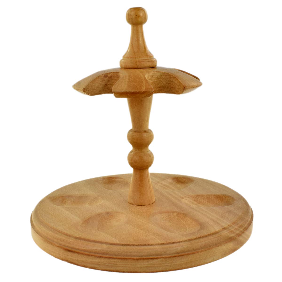 GTR-Prestige Giftware Smoking AccessoriesRA8106LFP - Flat Pack 6 Position Round Pipe Rack Made From Camwood