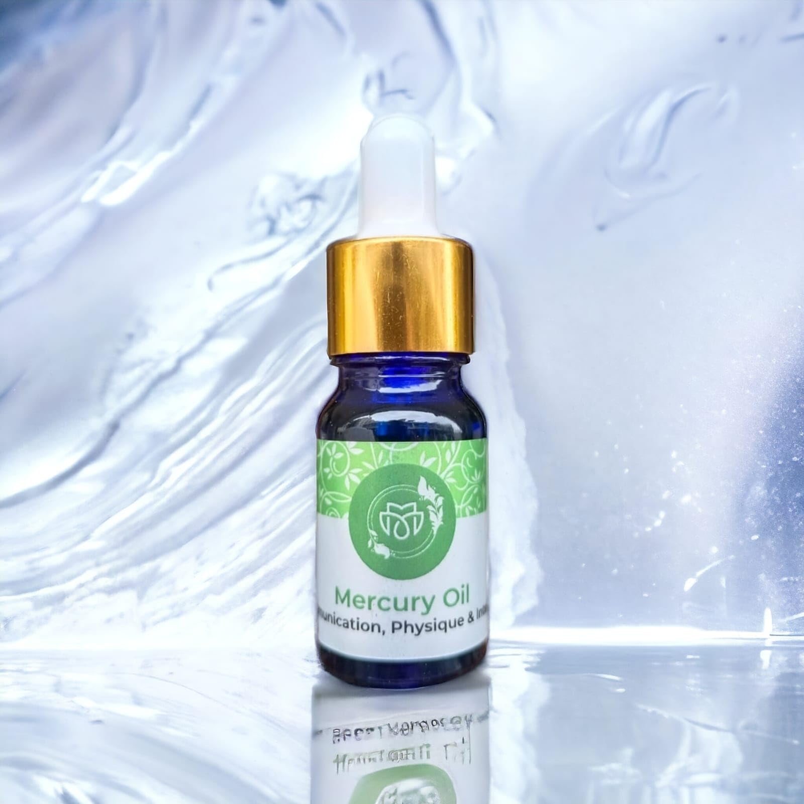 Merlin's Mercury Planetary Oil (10 ml) | Premium Energized Mercury Ritual Oil | Astrological Healing for Communication, Intellect, Focus & Business Success | Mercury Magic | Aromatherapy, Candle Magic | Healing, Spell and Root Work | Retrograde Healing | Study & Education