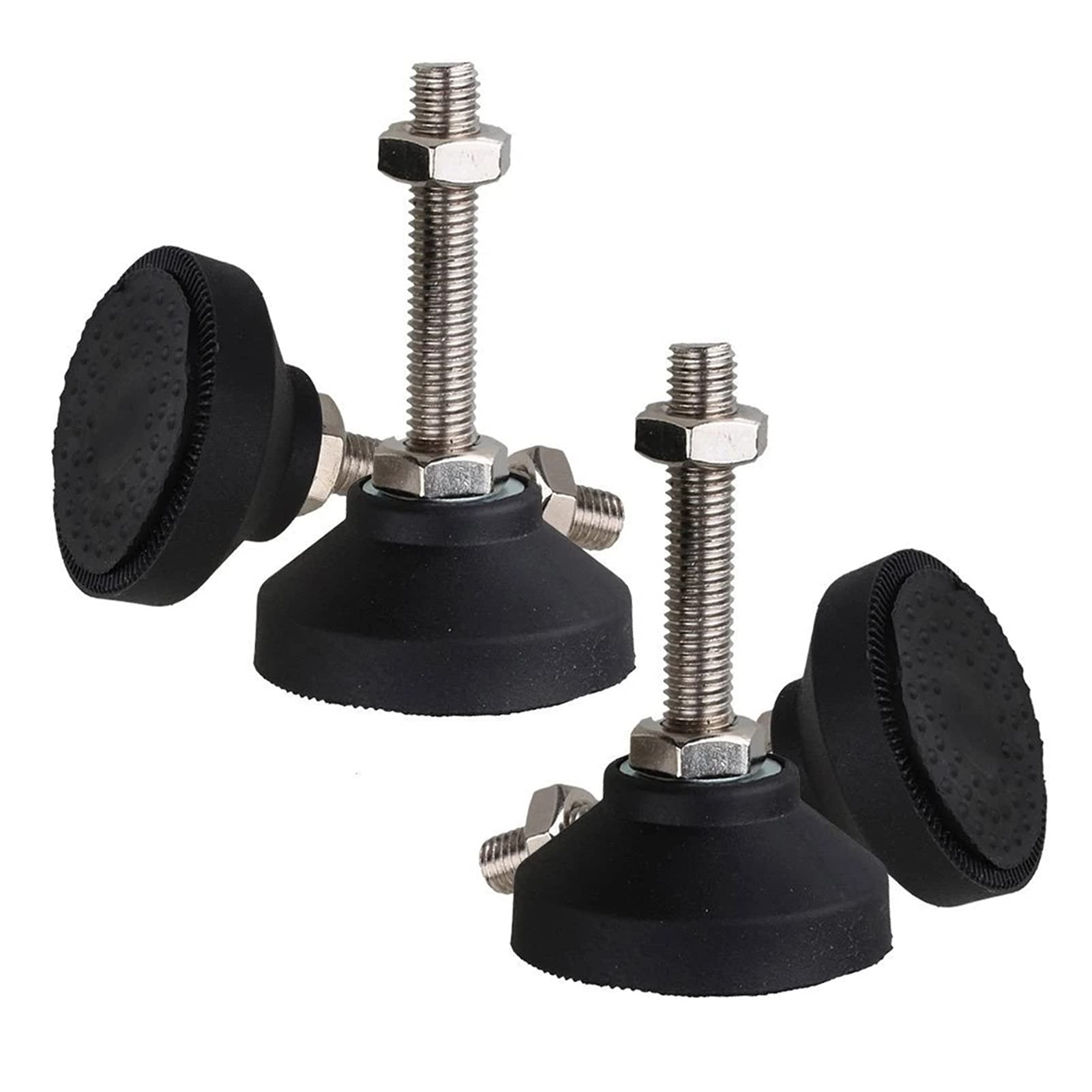 Hbjjj One Color Leveling Feet Leveling Feet, Adjustable Furniture Foot Levelers, Threaded Furniture Legs, Machine Leveling Feet, Heavy-Duty For Machine Tools, Workbenches, Cabinets And Table Foot Pads(D80*M16*150Mm