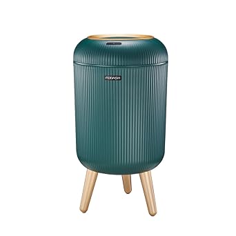 Smart Bin,9.5L/10L Smart Dustbin with Lid Non-slip Footbed Automatic Sensors Wastebasket Trash Can Dispenser Electric Waste Bin