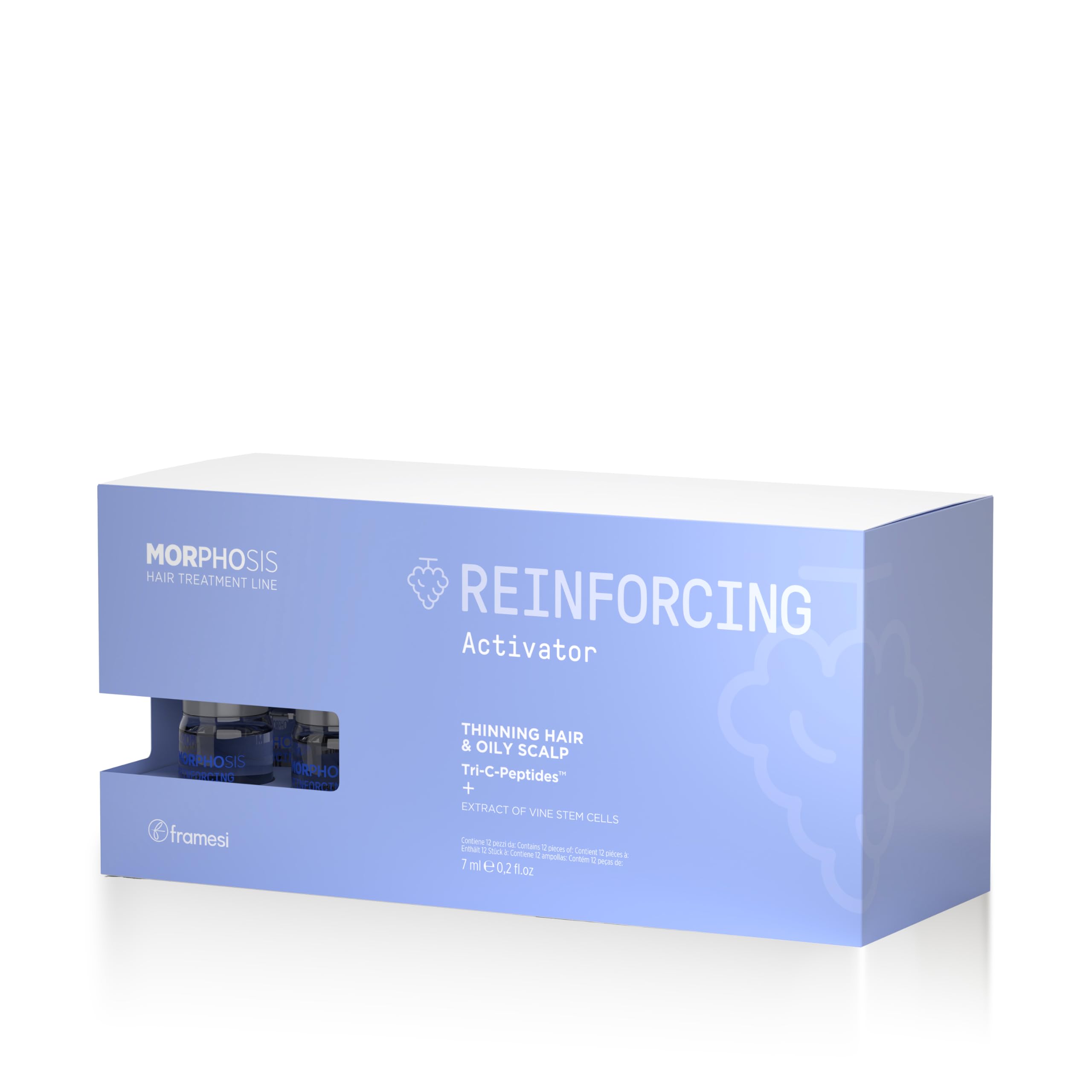 FRAMESI Morphosis Reinforcing Activator, Treatment for Thinning Hair and Oily Scalp