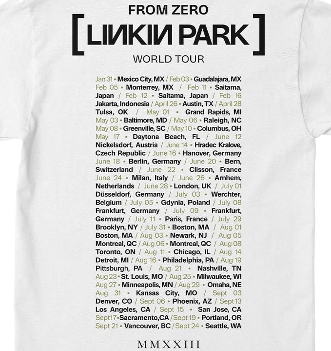 Linkin Park Unisex-Adult Official Merch from Zero Olive Spray Tee4