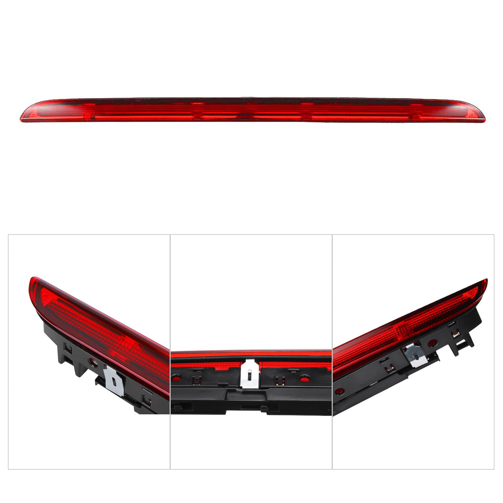 Terza luce freno posteriore High Level luce freno ricambio per 2005-2011 A6 Avant 4F5 S6 C6 4F9945097 923-271 (rosso)