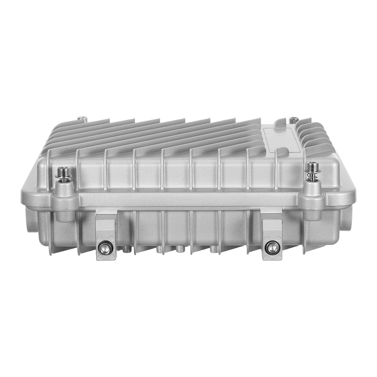 Caja de Conexiones de Aluminio Plata Resistente Intemperie