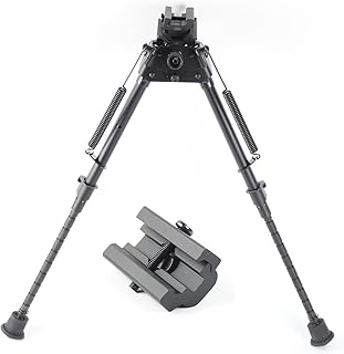 9-13" Harris Style Universal Bipods Heavy Duty 45 Degree tiltable Pivot with Weaver Adapter - BESTBECAR