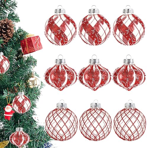 Boules de Noël transparentes réutilisables pour grands sapins et fêtes - 7