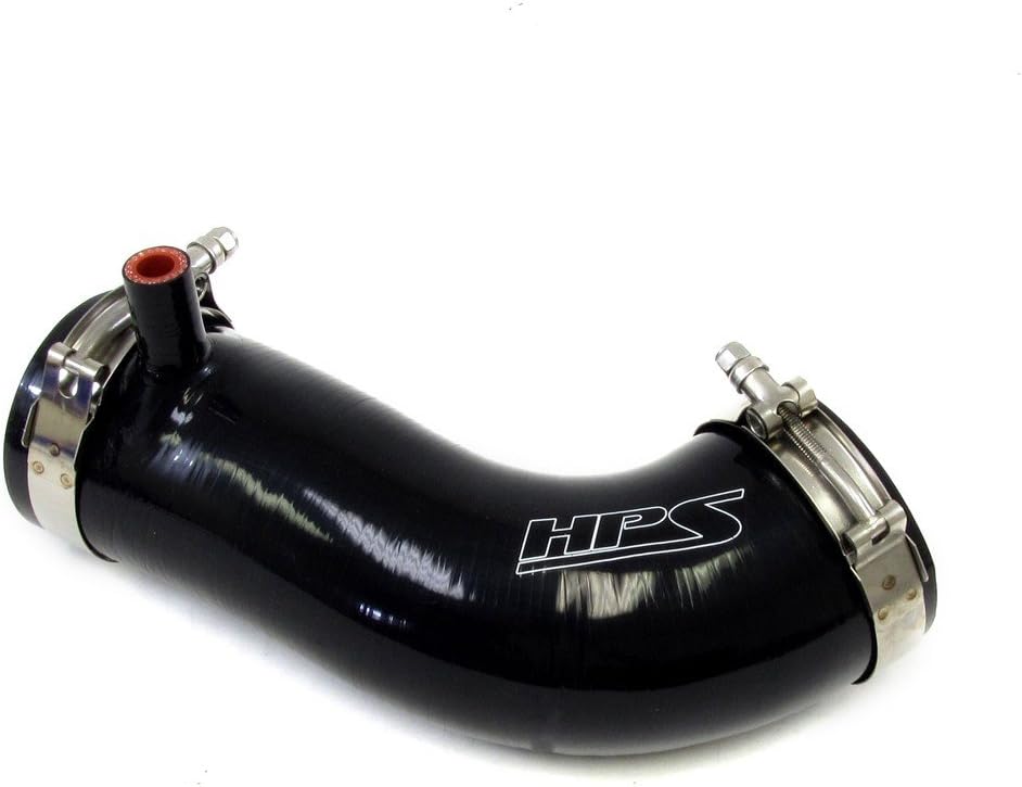 HPS Performance 17838-RED Red Silicone Air Intake Hose (Post MAF Tube), 1 Pack