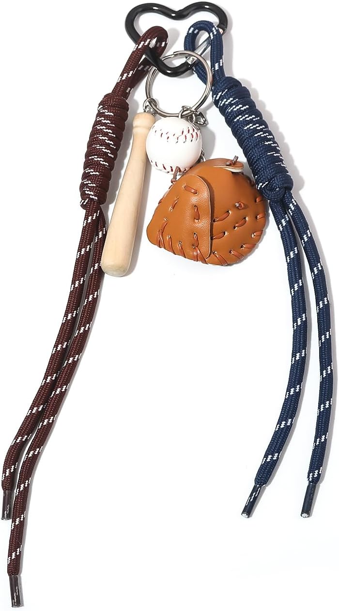 Unique Keychain Designer Rope Bag Charms for Handbag - Cute Teddy Bear Purse Charm - Leather Dachshund Accessory