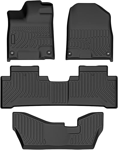 Miniatura 12 de Tapetes para piso Cartist para Toyota Highlander 7/8 asientos 2014-2019, revestimientos para todo tipo de clima para accesorios de Highlander 3D TPE