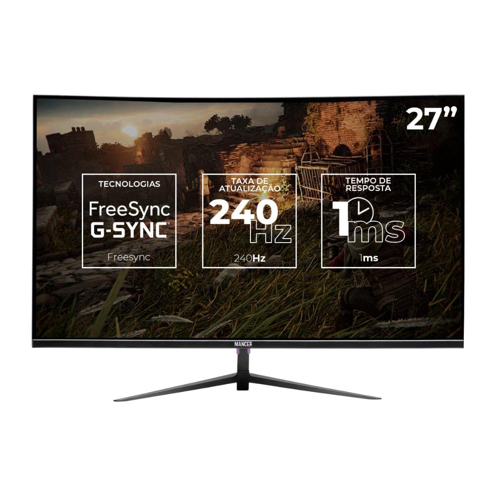 Monitor Gamer Mancer Valak ZX240H, 27Pol., VA, FHD, 1ms, 240Hz