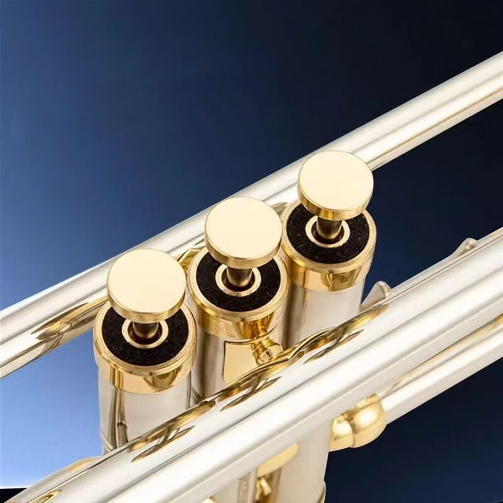 Standard Trompeten Trompete Instrument Weiß Kupfer B Flache Trompete Anfänger Professionelle Sound Reiche