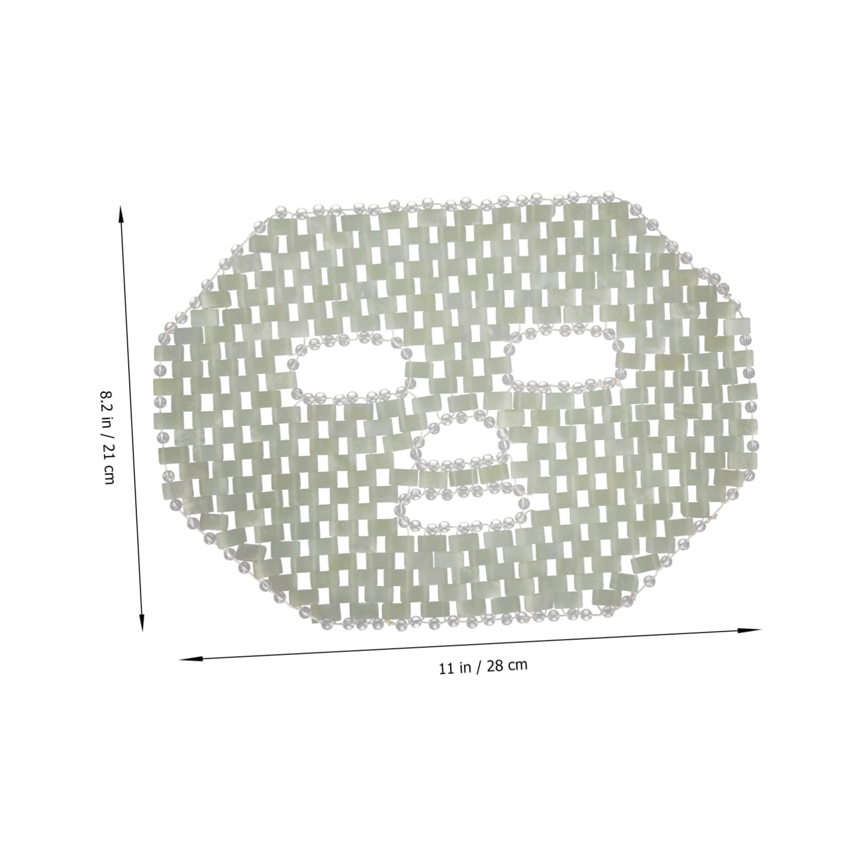 VALICLUD Maschera Naturale Di Pietra Preziosa Per Massaggi Casalinghi Maschera Rinfrescante in Pietra Per Cura Del Viso Strumento Per Massaggi Per Accessori Per Centri Benessere