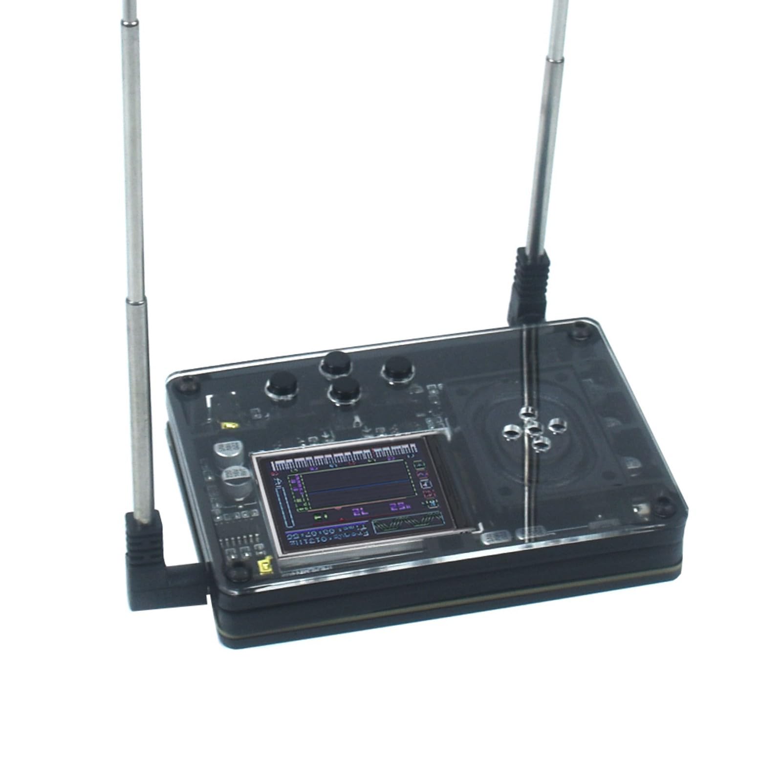 Kreatives elektronisches Instrument mit USB Kabel und Antennen, Theremin Set, Geschenk für Musikfans, Theremin Musikinstrument Bildschirm