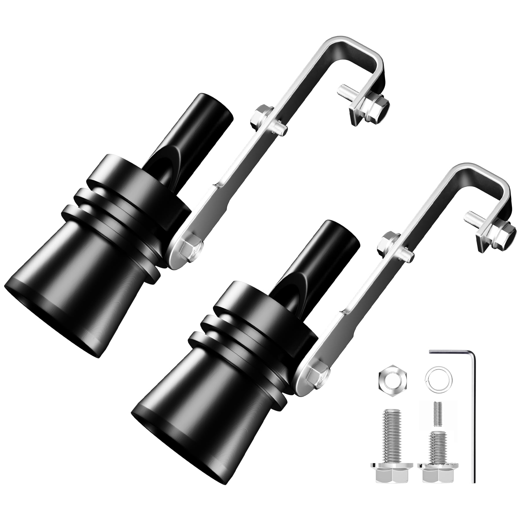 CITALL Car Turbo Sound Whistle Muffler Exhaust Pipe Blow Off Valve Simulator L Size Ca01988