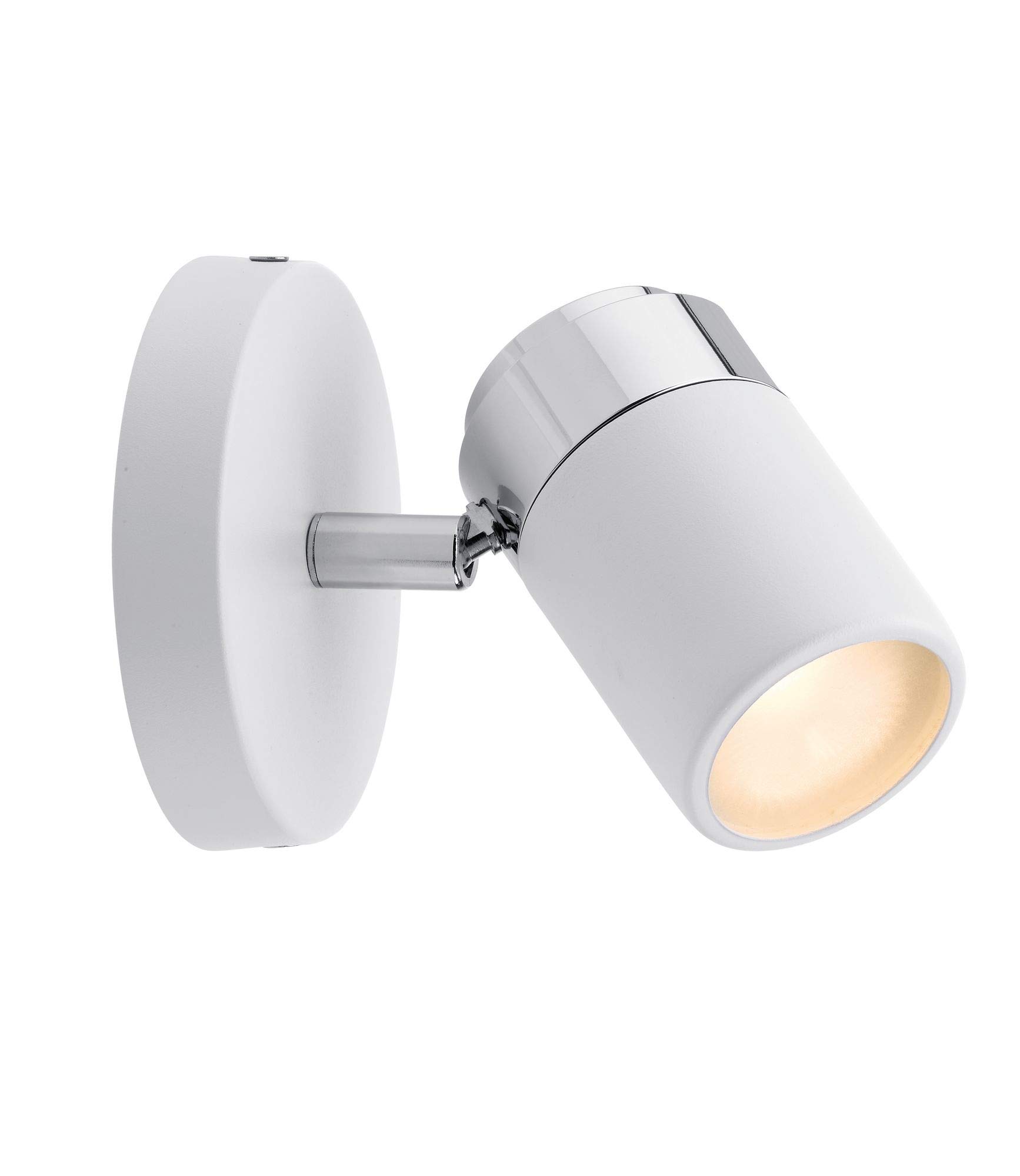 Paulmann 66710 Spotlight Zyli IP44 GU10 10W Weiß/Chrom 230V Metall Deckenleuchte
