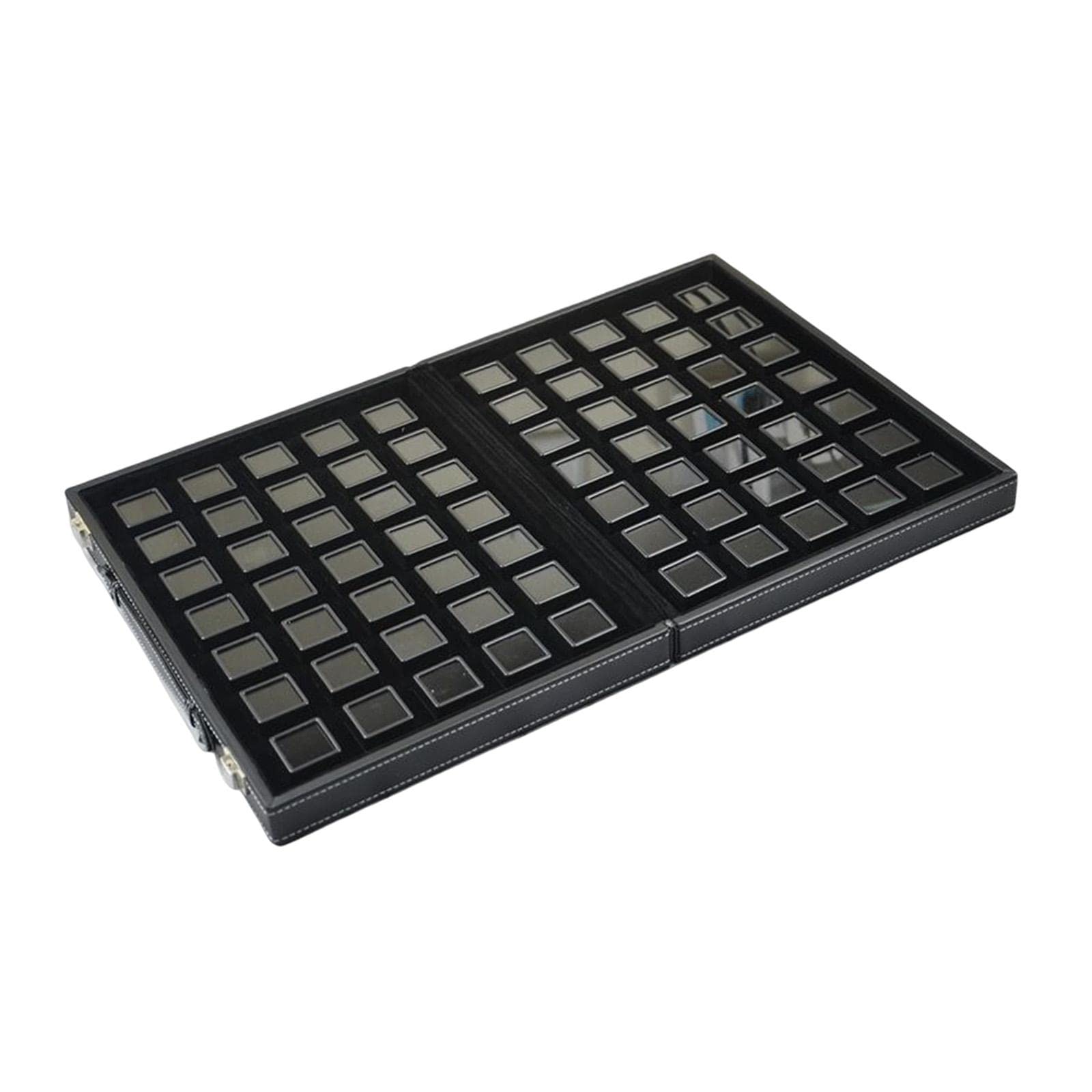 kowaku Vassoio espositore per Pietre preziose diamantate Collezione di Supporti per vetrine multigriglia con Manico Vassoio portaoggetti Gem per Negozio di
