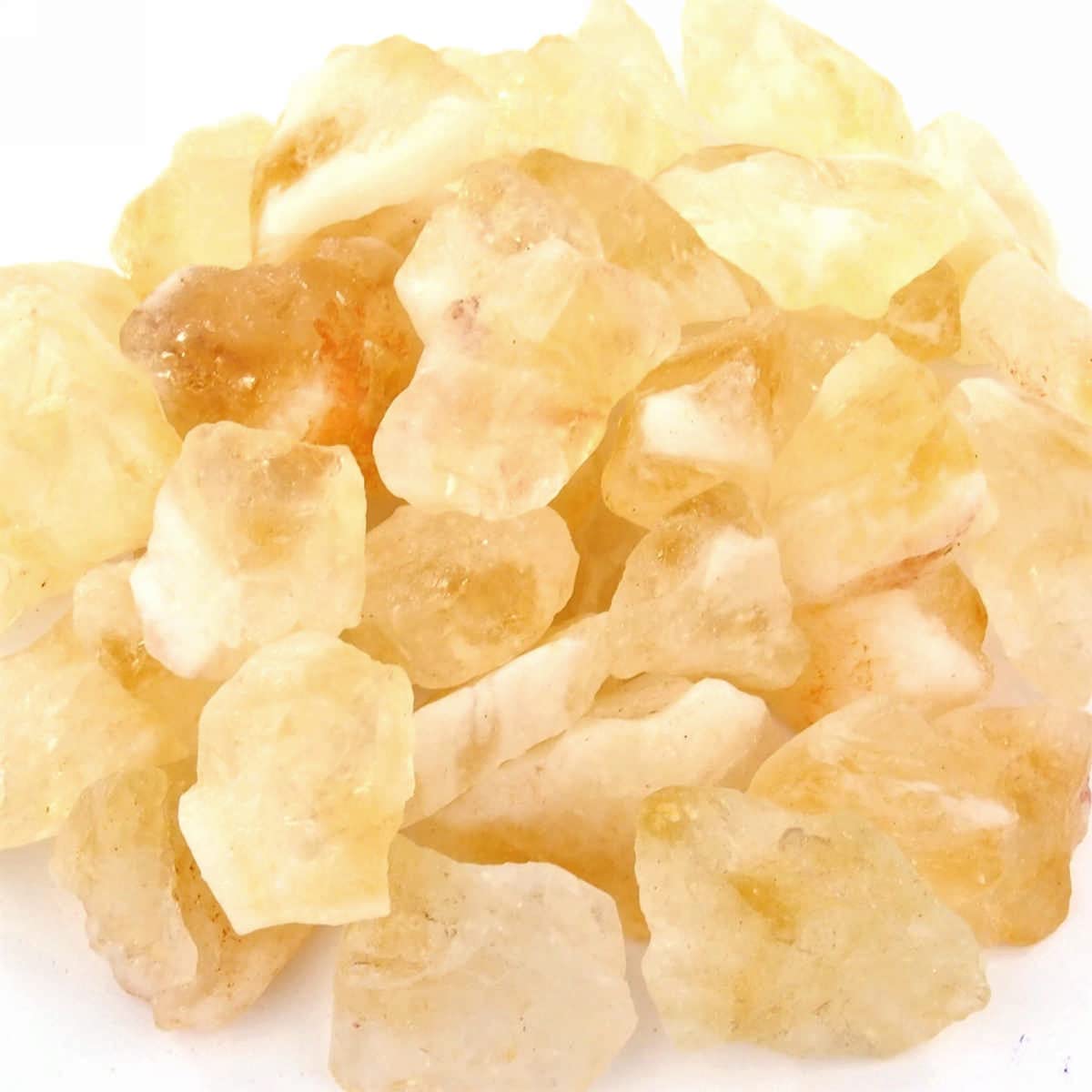 Citrin Rohsteine Ø ca. 35 – 50 mm Edelsteine Heilsteine Wassersteine Glückssteine - Schätze der Natur (Packung Nr. 5 mit 5 Kg)