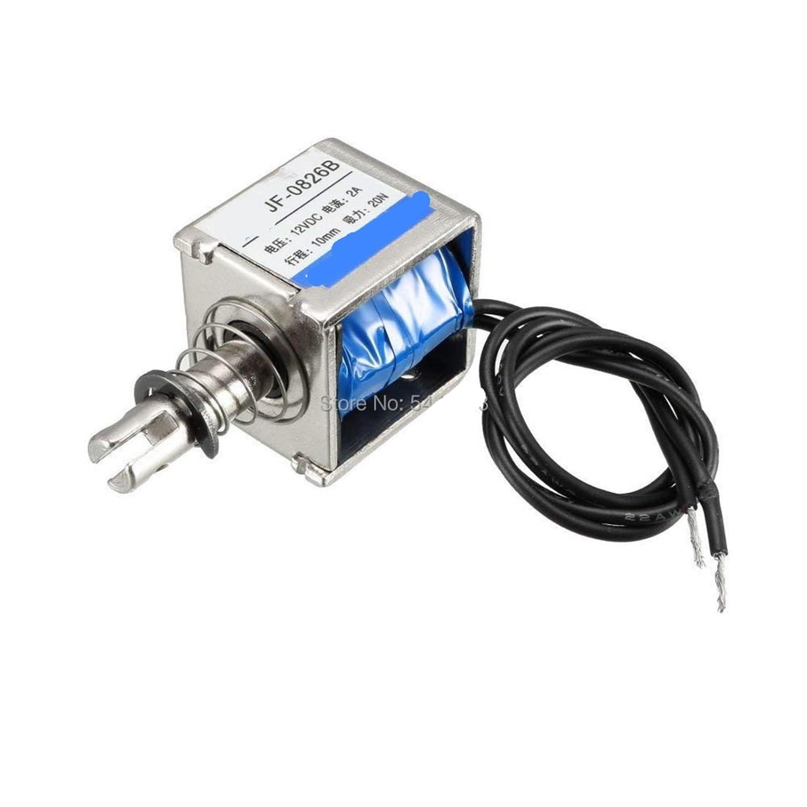 Électroaimant 24V CC pour verrouillage de porte et domotique atelier