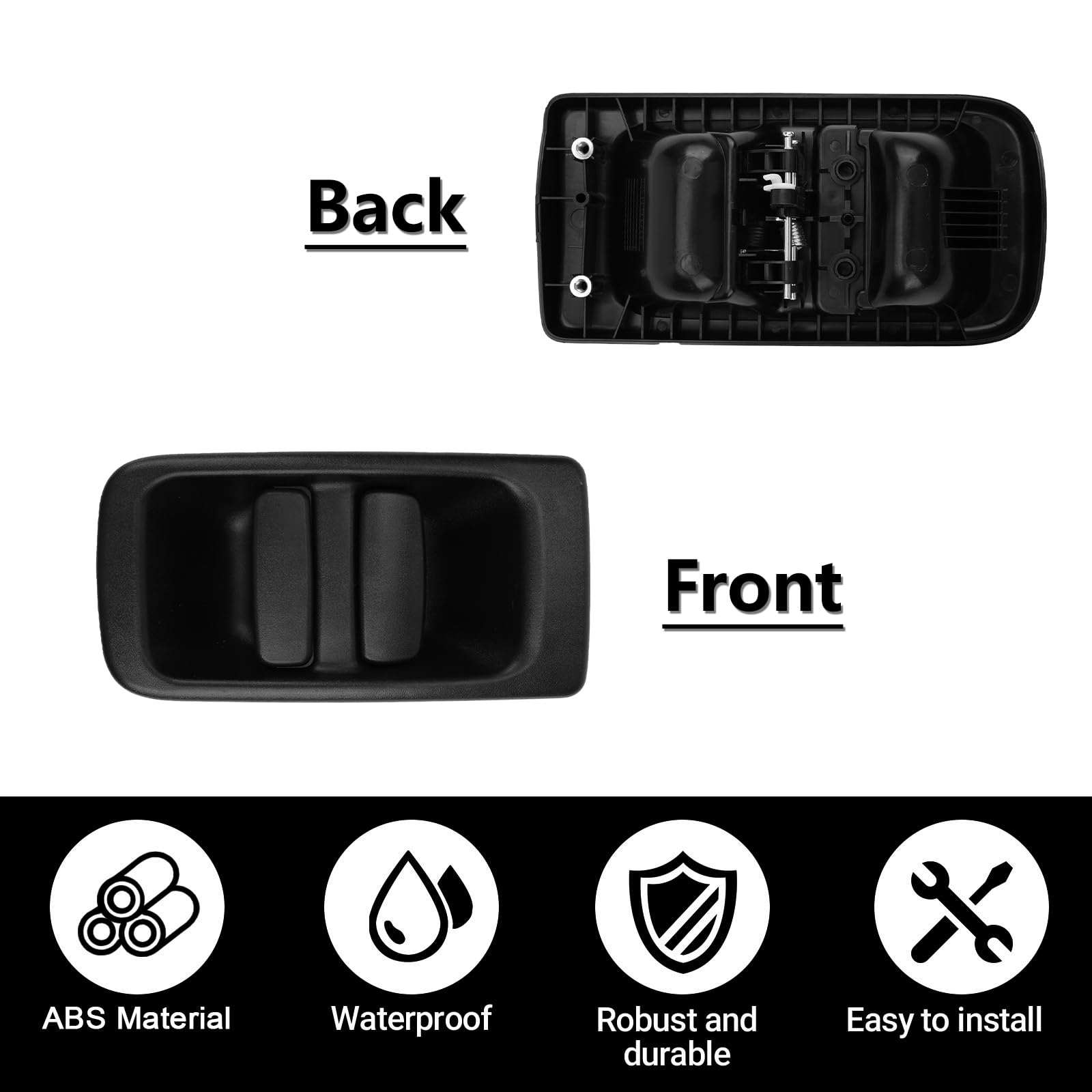 Maniglia Porta Laterale Esterna Compatibile con Renault Master 1997-2010, Vauxhall/Opel Movano 1997-2010, N-issan Interstar 1997-2010 Porta Laterale Scorrevole Destra 7700352420 8200856290