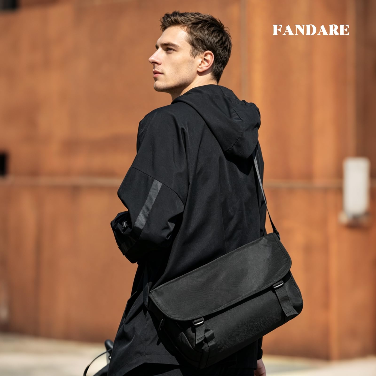 FANDARE Umhängetasche Nylon Wasserdichte Messenger Bag