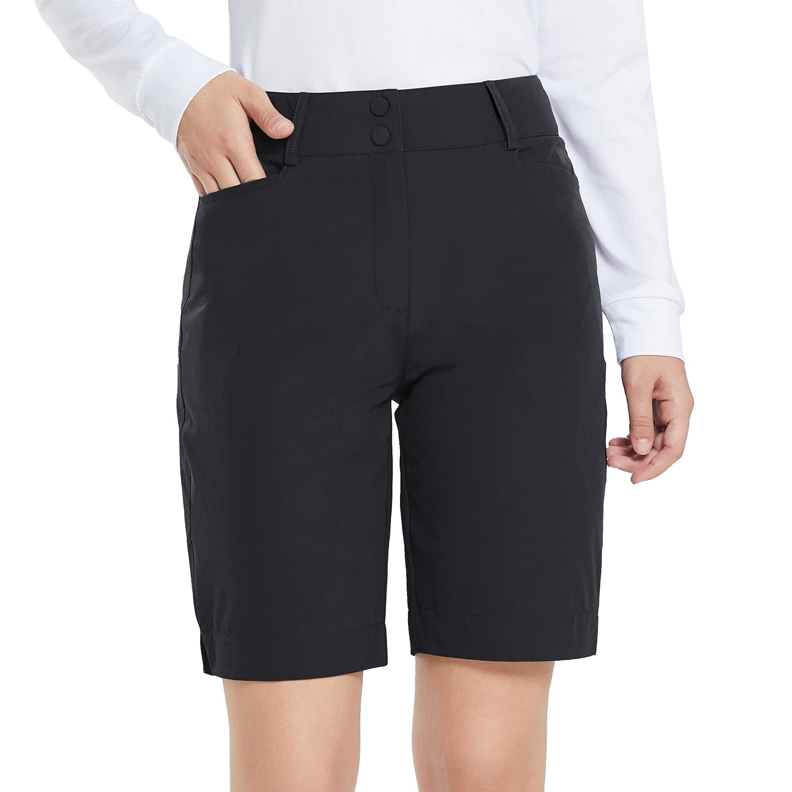 Bermuda Length Shorts Golf Womens Golf Shorts Bermuda Long Short