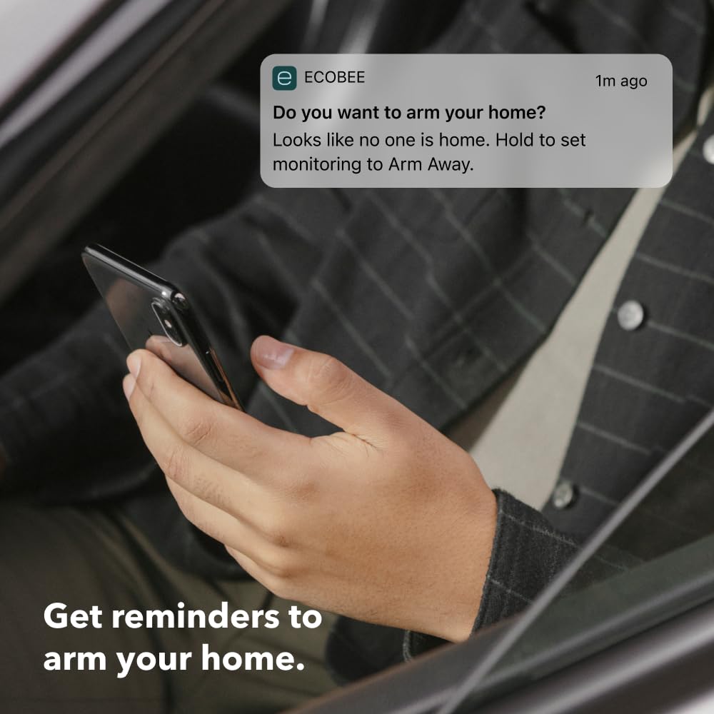 ecobee Total Security and Savings Bundle with Smart Doorbell Camera (Wired), SmartSensor for Doors and Windows, and Smart Thermostat Premium