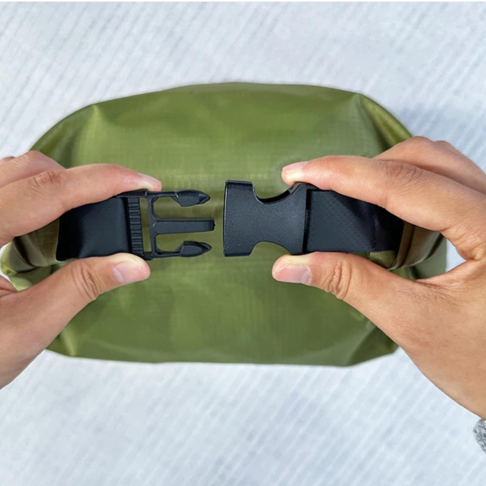 Bolsa Compresión Enrollable Con Hebilla Gran Capacidad Portátil(,green)