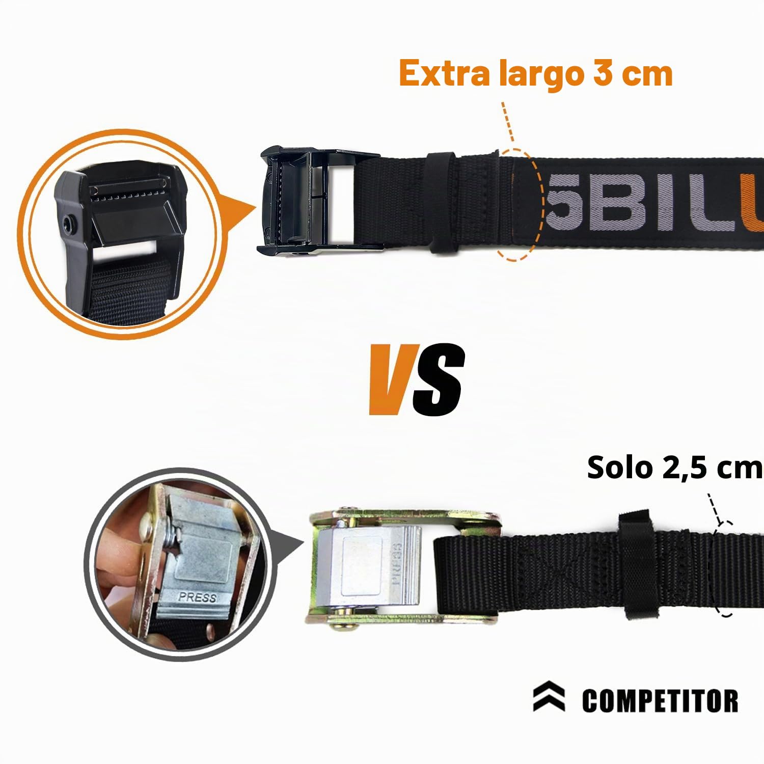 5BILLION Anelli Ginnastica Legno - Fitness Anelli Palestra con Regolabili Lunghi Fibbie Cinghie - Allenamento per Palestra di Casa & Fitness - Grande per Il Muscolo Up, Pull Up & Training Muscolare