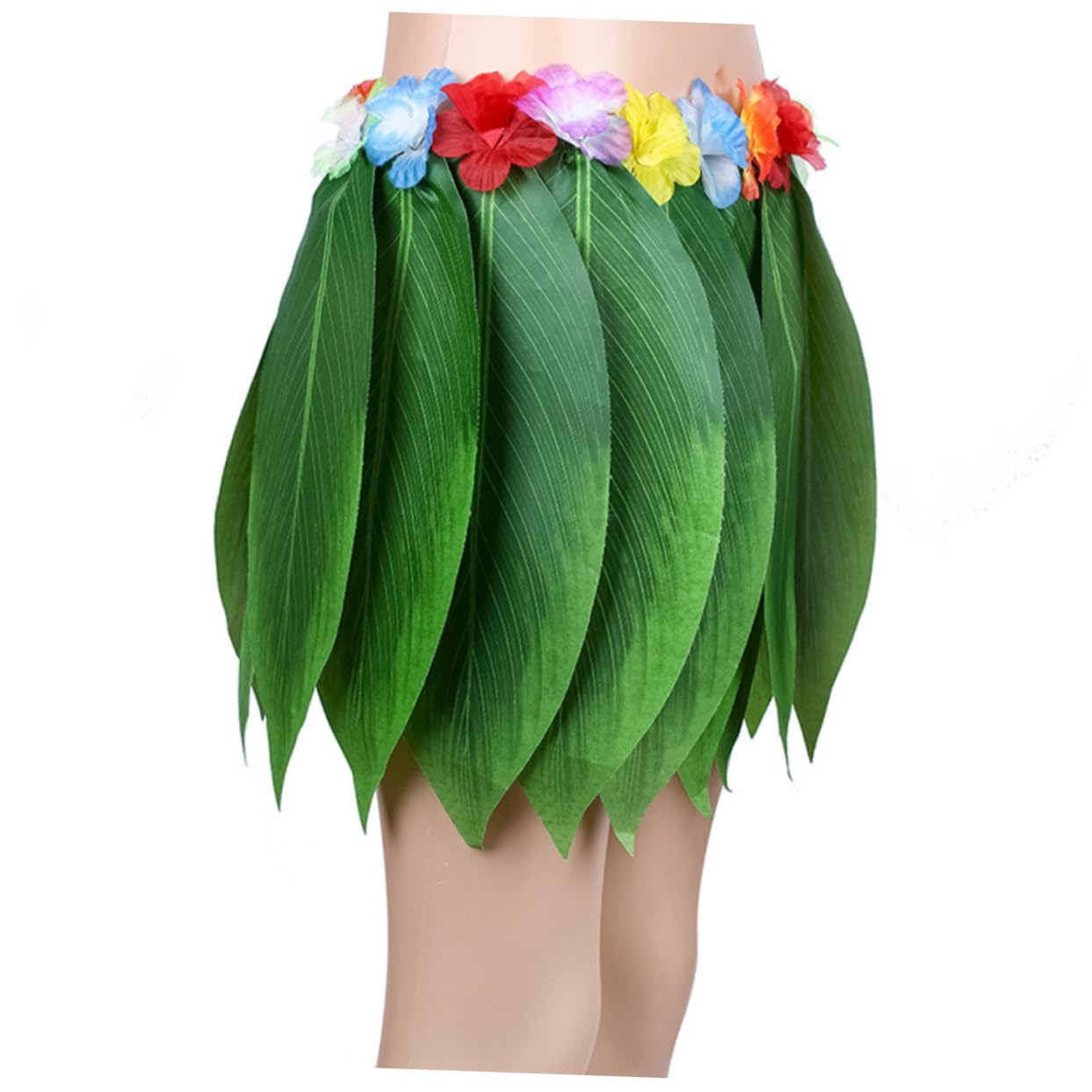 Holibanna 2Piezas Falda Hawaiana Guirnalda para Fiesta Luau y Decoración Tropical Falda para Adultos