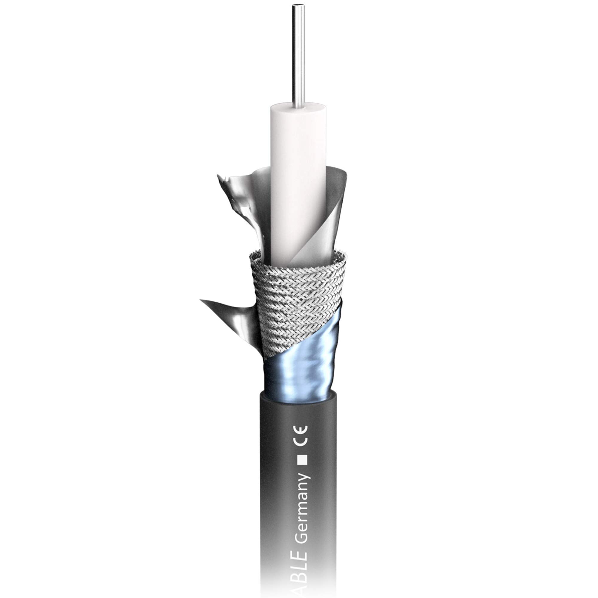 Sommer Cable Cable de conexión de vídeo HD-SDI SC-Vector PLUS 1.3/5.7 1 x 1,30 mm² BNC1.3/5.7-6G - VZ6G-2000-SW-SW 65.60ft