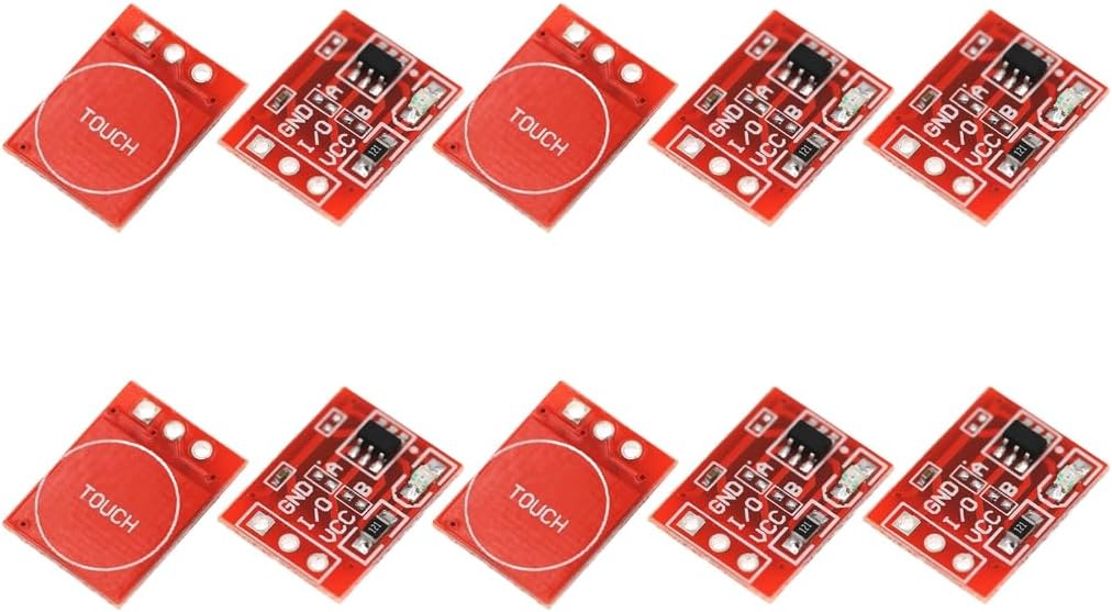 10pcs Single Channel TTP223 Touch Button Module Capacitive Sensors Module