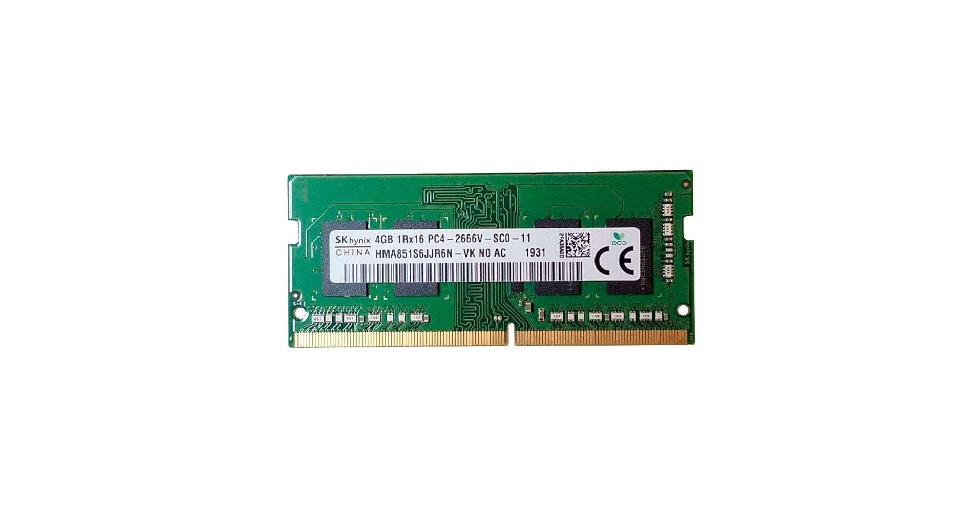 SK Hynix 4GB DDR4 2666MHz SODIMM Memory Module at Amazon.com