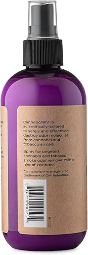 Miniatura 6 de Cannabolish Spray eliminador de olores de humo de lavanda y ambientador, 8 onzas líquidas, ingredientes naturales (paquete de 2)