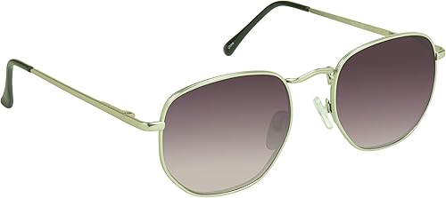 proSPORT Gafas de sol de lectura tintadas con lente completa degradada, lentes solares, patillas con bisagras, hombres y mujeres, no BIFOCAL