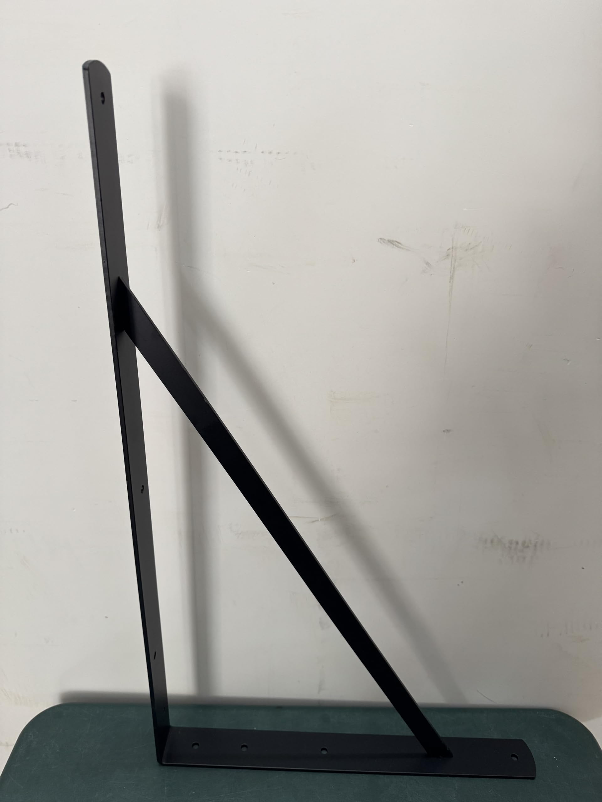 Lot de 4 équerres pour charges lourdes I 375 x 600 mm I Support mural étagère capacité de charge 150 kg I Supports d'étagère | Console murale (4 pièces)